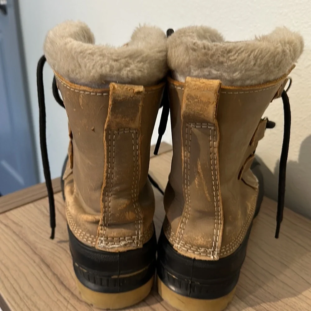 VTG Sorel Made in Canada snow boots Buffalo Kaufman